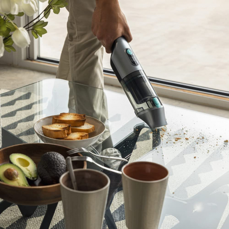 Aspirator de mana Conga RockStar 15000 CECOTEC 5432, 200W, Reincarcabil, Baterie Li-Ion 14.8V, 2500 mAh, autonomie 30 min, Negru - Resigilat [2]