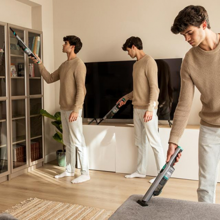 Aspirator de mana Conga Rockstar Micro+, 200W, 20 kPal, Baterie Li-Ion 16.8V, 2500 mAh, autonomie 35 min - Resigilat [8]