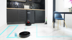 Aspirator robot 4 in 1  Conga 1790 Ultra, Control aplicatie, 2100 Pa, autonomie 160 minute, rezervor lichide si praf, 2 perii centrale diferite [5]