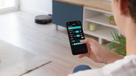 Aspirator robot 4 in 1 Conga 2290 Ultra, Control aplicatie, 2100 Pa, autonomie 160 minute, rezervor lichide si praf [8]