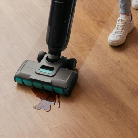 Aspirator vertical cu functie mop Cecotec FreeGo Wash&Vacuum Spray, 250W, Autonomie 30minute, 2 rezervoare, Baza cu autocuratare [4]