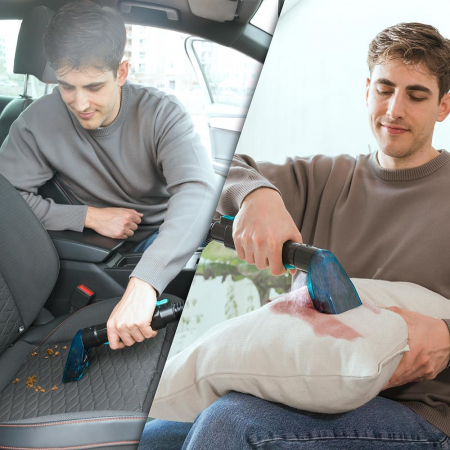 Aspirator cu spalare Cecotec Conga 5000 Carpet&Spot Clean XX, 650W, putere aspirare 12kpa, rezervor apa/detergent, rezervor apa murdara, curatare covoare, tapiterie, saltele, pulverizare [4]