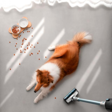 Aspirator vertical 3 in 1 Cecotec Conga RockStar 1600 Titanium, Putere 680W, 4 moduri, 29,6V Li-Ion, Autonomie 75m, Rezervor 600ml [7]