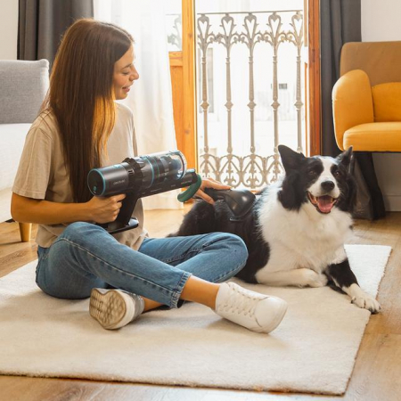 Aspirator vertical 3 in 1 Cecotec Conga Rockstar 3500 Storm Flex Animal, 500W, 33.6V Li-Ion, 30 kPa, Mop, Autonomie 70min, accesorii incluse [6]