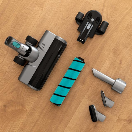 Aspirator vertical 3 in 1 Cecotec Conga RockStar 880 X-Treme, Putere 480W, 37V Li-Ion, 30kPa, Autonomie 100min, Rezervor 700ml [10]