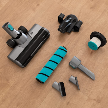 Aspirator vertical 3 in 1 Cecotec Conga RockStar 880 Titanium, Putere 480W, 37V Li-Ion, 30kPa, Autonomie 100min, Rezervor 700ml [4]
