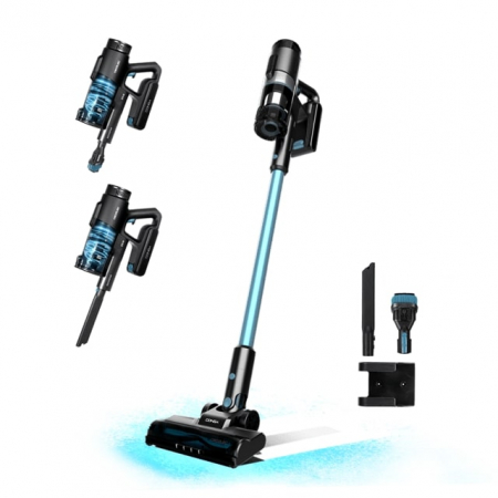 Aspiratoare cu acumulatori - Aspirator vertical 3 in 1 Rockstar 1500 Ray, Putere 215W, 25.2V Li-Ion, 12kPa, Autonomie 45min, Rezervor 500ml