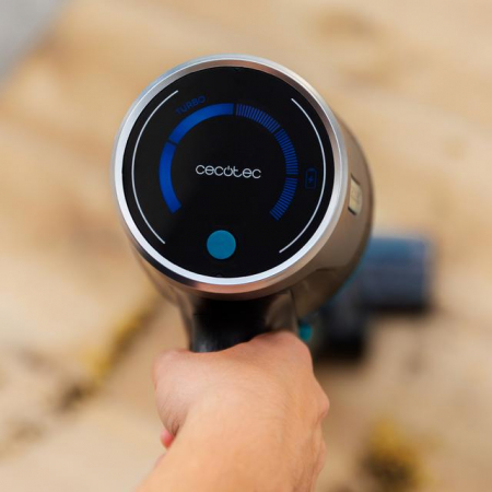 Aspirator vertical Cecotec Conga Rockstar 1500 Horizon X-Treme, 215W, autonomie 60min, acumulator 33,6 V, rezervor 600ml [9]