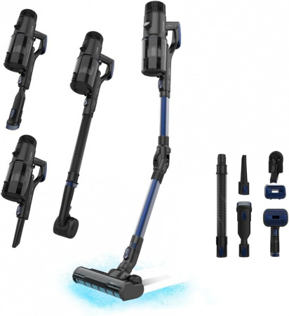 Resigilate - Aspirator vertical 4 in 1 Cecotec Conga Rockstar 6500 Century ErgoWet Animal, 630W, 37V Li-Ion, 30 kPa, Mop, Autonomie 100min, accesorii incluse