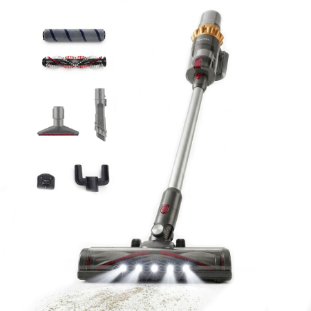 Aspirator vertical Rovotec ULTRA, 550W, 29.6V, 0.5l, autonomie 50 min, 2 perii, 3 moduri, suport perete [2]