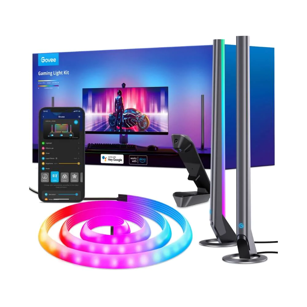 Set Banda si Lampi LED Govee H604A TV DreamView G1 Pro Gaming RGBIC, Camera 1080p HD [1]