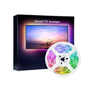 Banda LED RGB Smart Gosund SL3-D Wi-Fi, 16W, senzor muzica, lumina colorata, 10 m, compatibil Alexa/Google Assistant [5]