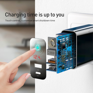Baseus Incarcatorperete PPS QC USB + PD 45W Negru [5]