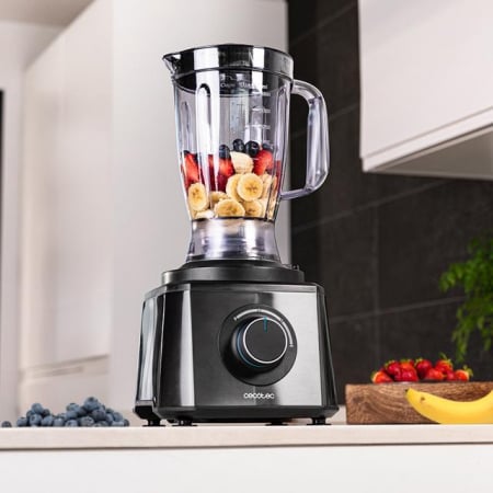 Robot de bucatarie Cecotec Paprika 2000 Full, 2000 W, capacitate 3.5L, blender 1.8L, 2 trepte de viteza [6]