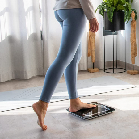Cantar de baie digital Cecotec 4090 Surface Precision 9500 Smart Healthy, Ecran LCD, Maxim 180 kg, TenBIA, Four Precision, BabyWeight, Negru [1]