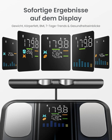 Cantar SMART Digital RENPHO MSC01 Analiza Corporala Segmentala, Wifi, Bluetooth, 50+ metrici de sanatate, Apple Health, Fitbit, Samsung Health [11]