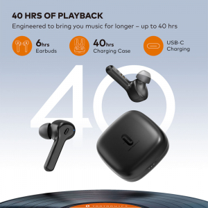 Casti audio In-Ear Taotronics TT-BH1001, True Wireless, Bluetooth 5.0, TWS  USB-C - Resigilat [1]