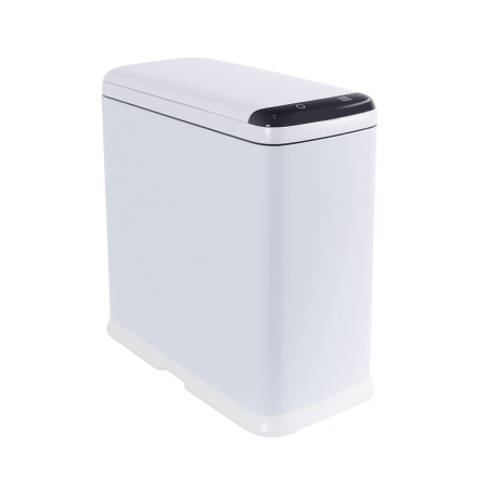 Cosuri de gunoi - Cos de gunoi cu senzor automat Rovotec SD-809, deschidere cu senzor sau touch, 9L, Alb