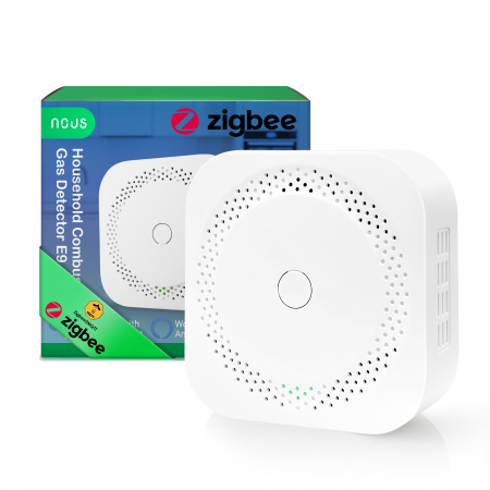 Senzori - Detector scurgeri de gaz Smart Nous E9, Zigbee 3.0, compatibil Alexa/Google Assistant