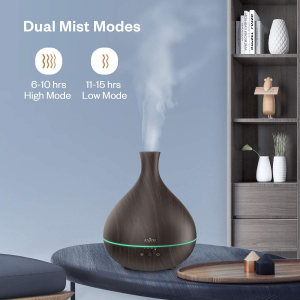 Difuzor aroma cu Ultrasunete Anjou AJ-AD012, 500ml, LED, oprire automata - Wenge [4]