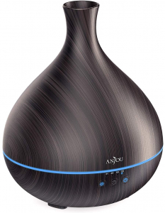 Difuzor aroma cu Ultrasunete Anjou AJ-AD012, 500ml, LED, oprire automata - Wenge [1]