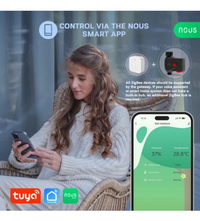 Electrovalva Smart cu Temporizator NOUS L14, Zigbee 3.0 [4]