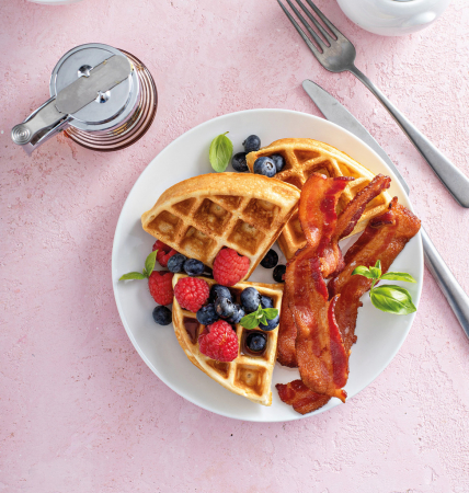 Aparat preparat vafe Petra, 550 W, verde pastel, placa antiaderenta [8]