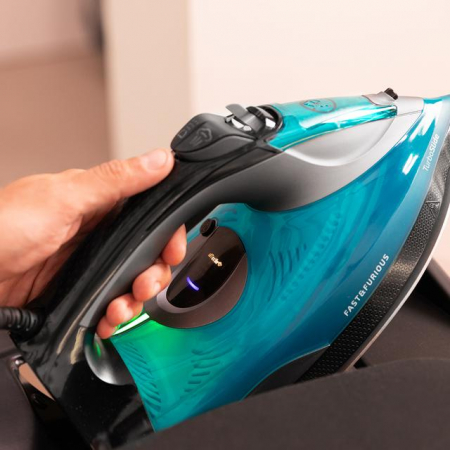 Fier de calcat Cecotec Fast&Furious 5055 Pro, 3100 W, talpa ceramica, abur continuu 65 g/m, rafala de abur 255 g/min [7]
