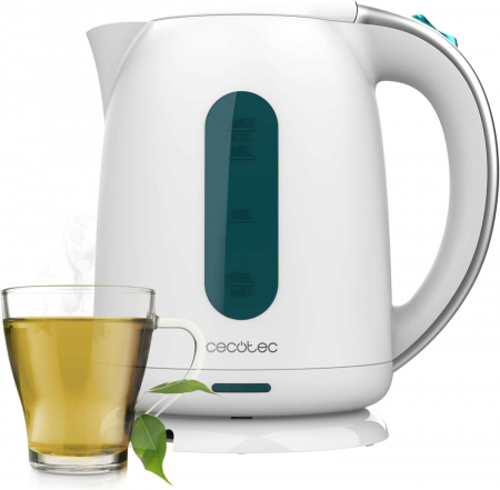 Gospodarie - Fierbator Cecotec Thermosense 180, 2200 W, 1.7L, Fara BPA, oprire automata