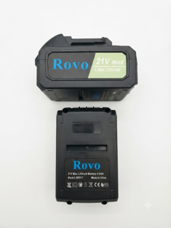 Suflanta pentru frunze cu acumulator Rovo BF811, 6 niveluri de viteza,  2 acumulatori, 21V, 4.0Ah, viteza 209 km/h, 650CFM [7]