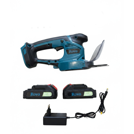 Foarfeca pentru iarba Rovo RV-21V, tuns iarba, 2 acumulatori, 21V, 2.0 Ah [3]
