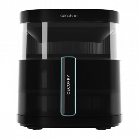 Friteuza aer cald 6 litri, rezistenta dubla, Cecotec DuoHeat 6000, 2200W, gatire 3D, 8 programe, fereastra [3]