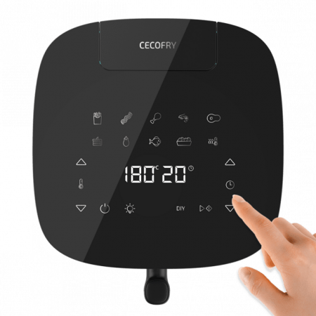 Friteuza cu aer cald Cecotec Neon 5000, spray apa, 5 litri, lumina interioara, HealtyCrispy si perfectCook, 10 meniuri presetate, ecran tactil [1]