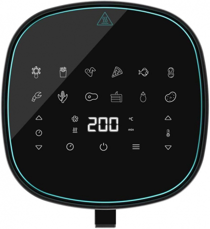 Friteuza cu aer cald fara ulei Cecotec Cecofry Fantastik 6500, Air Fryer, 1700W, 6.5L, Control tactil, 12 Programe Presetate [1]