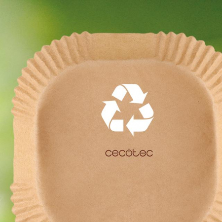 Set hartie de copt pentru friteuza cu aer cald, Air Fryer Cecotec pentru marimea inre 5L si 6.5L, 150buc [5]