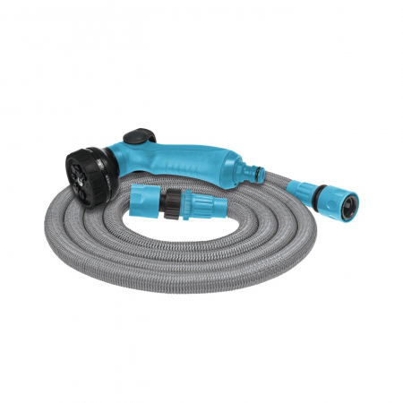 Set furtun pentru gradina extensibil Cellfast BASIC 7.5m, pistol, conectori [0]