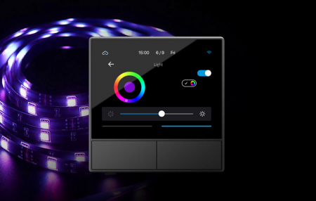 Intrerupator Smart cu touch si functie termostat Sonoff NS Panel [8]