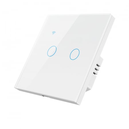 Intrerupator Inteligent Nous LZ2 Wifi, ZigBee, Touch, fara nul, 2 canale [2]