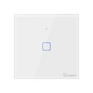 Intrerupator Smart  cu Touch Wifi + RF 433 Sonoff T1 EU TX, 1 canal [0]