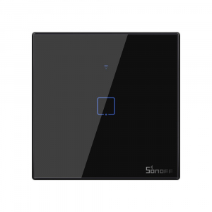 Intrerupator Smart  cu Touch WiFi + RF 433 Sonoff T3 EU TX, 1 canal [0]