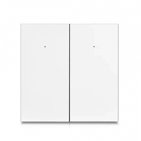 Casa si Gospodarie - Intrerupator Smart Rovo 1081WL, 2 canale, Wifi si Bluetooth, Tuya, Life Smart, Alexa si Google Assistant, fara nul