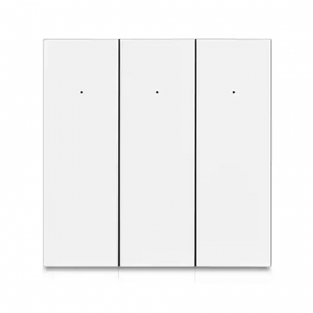 Casa si Gospodarie - Intrerupator Smart Rovo 1081WL, 3 canale, Wifi si Bluetooth, Tuya, Life Smart, Alexa si Google Assistant, fara nul