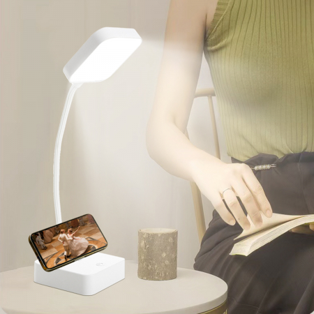 Lampa de birou LED Home DK-1317, Acumulator 1200mAh, Control touch, 3 moduri, Incarcare USB, 3W [2]