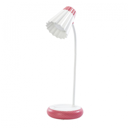 Casa si Gospodarie - Lampa de birou LED Home H-612, Acumulator 1200mAh, Control touch, 3 moduri, Incarcare USB, 3W - Rosu