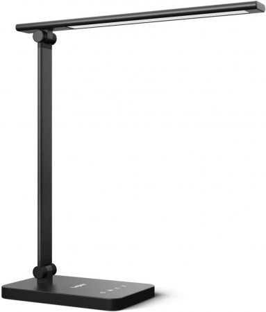 Iluminat & electrice - Lampa de birou LED Lepro PR310002 control Touch, 3 moduri, 9W, 750 Lumeni, Negru