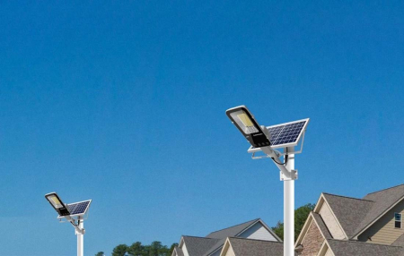 Lampa solara stradala LED Superfire FF5-C, Panou solar, Telecomanda, 263W, 1200lm, 15000mAh [4]