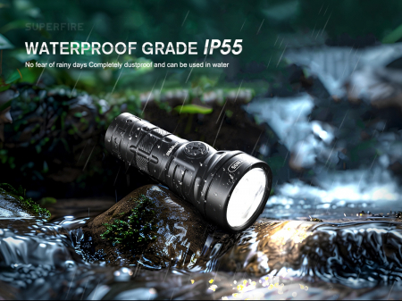 Lanterna LED  Godfire TN05, 20W, 1600lm, 362m, IP55, magnet, USB-C, 5 moduri, Lumina de urgenta [7]