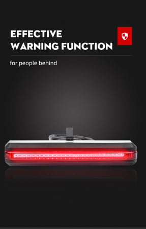 Stop LED pentru bicicleta Supfire BL07, reincarcabil USB, 6 moduri luminare [7]