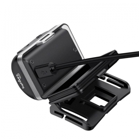 Lanterna LED pentru cap Supfire HL07, 5W, 320 lm, 1200 mAh, senzor de miscare, 5 moduri, incarcare USB, IP67, Negru [4]