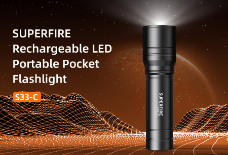 Lanterna LED Superfire S33-C, 210lm, 180M, incarcare USB, 5W [1]